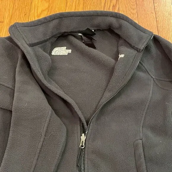 The North Face Women’s Fleece Jacket Size Small Charcoal Gray Full Zip Outdoor - Picture 7 of 11